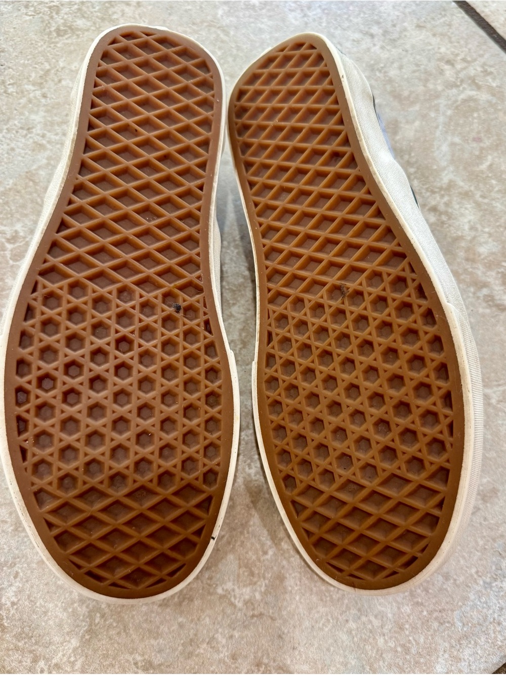Vans Classic Slip-On Sneakers in White with Blue Tie-Dye - Picture 6 of 8